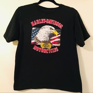 SOLD Harley Bald Eagle Shirt